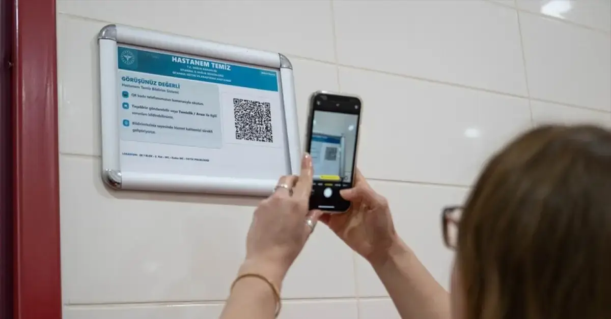 Hastanelerde Temizlik Sorunları QR Kodla Bildirilecek