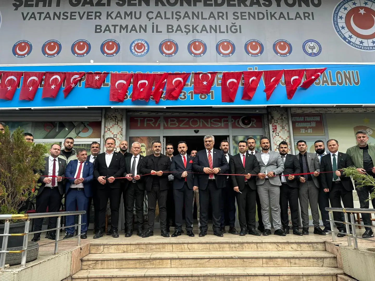 Batman’da Şehit Gazi-Sen İl Başkanlığı Resmen Açıldı