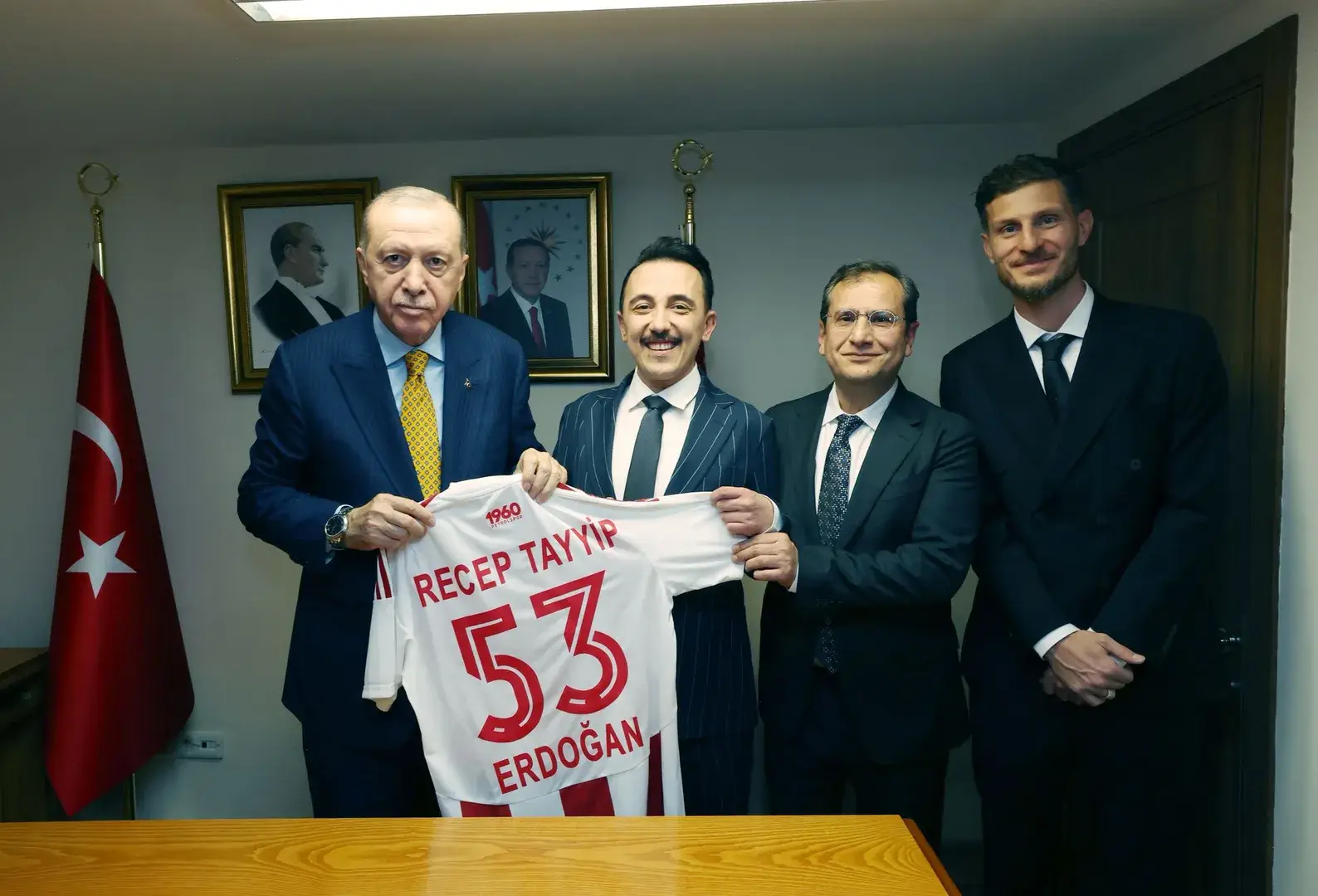 Batman Petrolspor’dan Cumhurbaşkanı Erdoğan’a Ziyaret