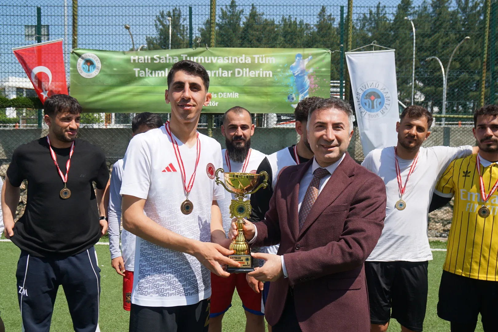 Batman Üniversitesinde Futbol Turnuvasının Şampiyonu Belli Oldu