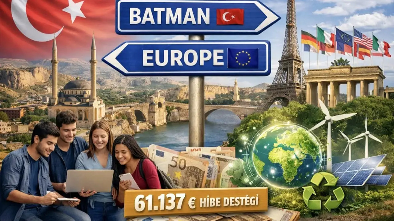 Batman’a Avrupa’dan 61 Bin Avro Destek Geldi