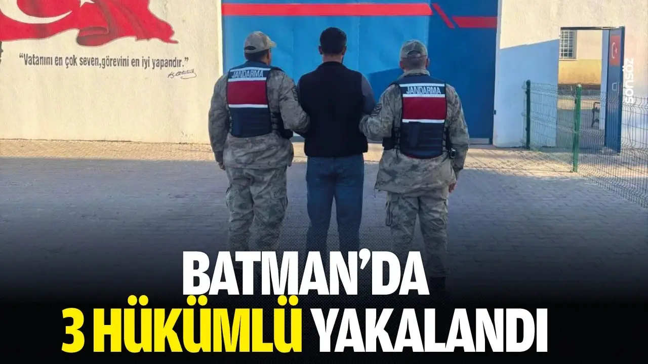 Batman’da Üç Suçlu Operasyonla Yakalandı
