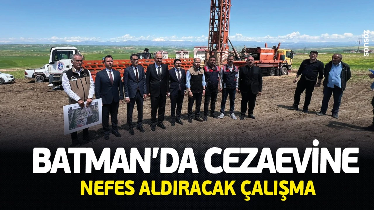 Batman Cezaevine Su Kaynağı Sağlanıyor