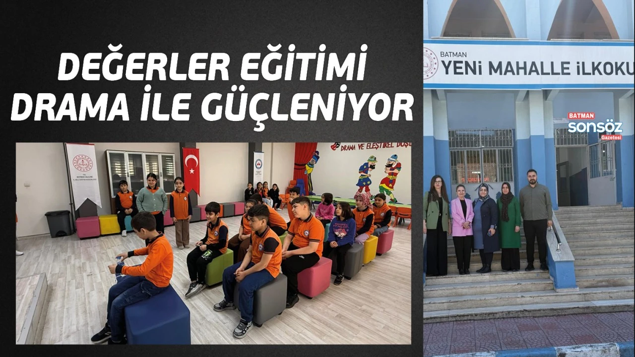 Batman’da Drama ile Değerler Eğitimi Güçleniyor