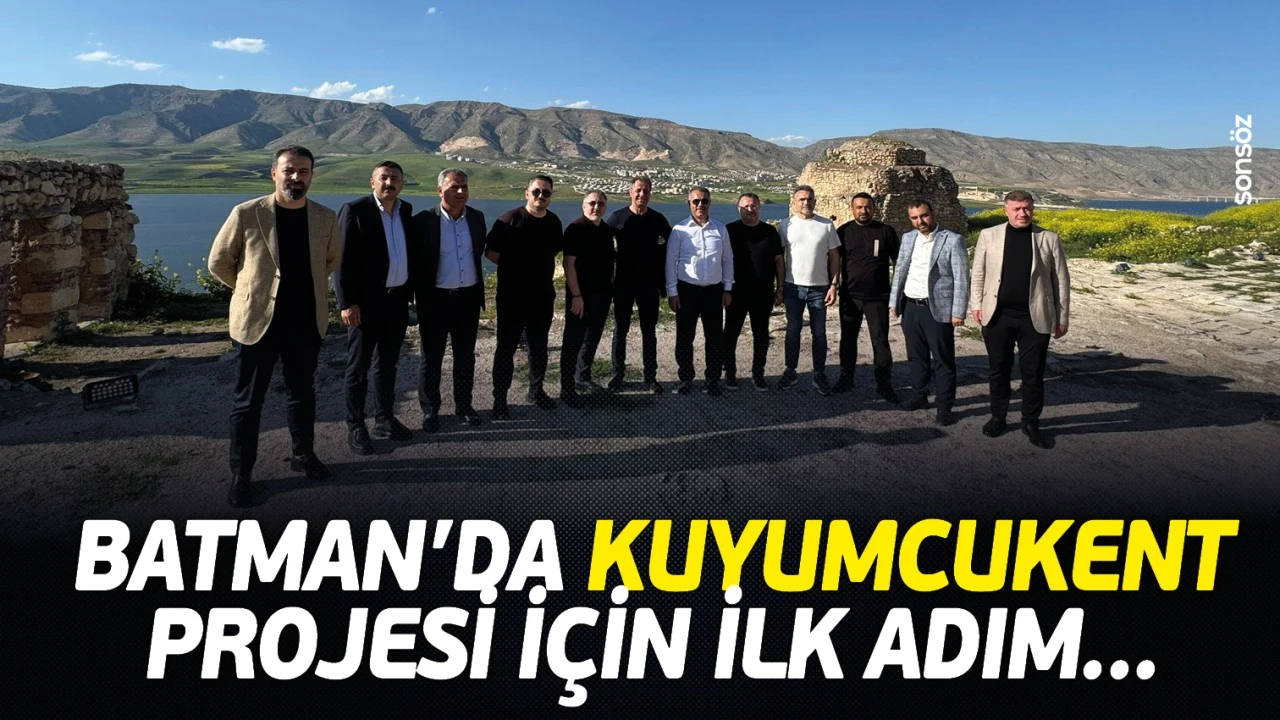 Batman’da Kuyumcukent Projesi İçin İlk Adım Atıldı