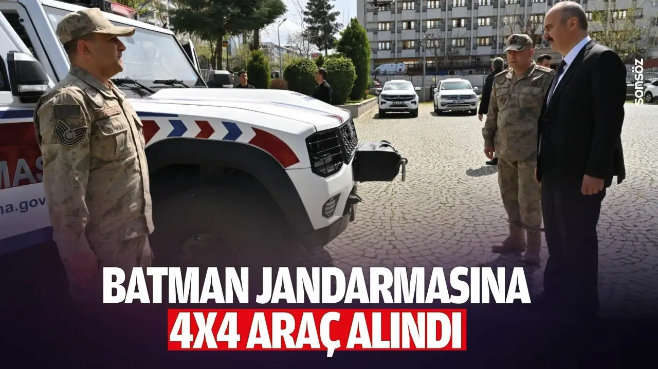 Batman Jandarmasına Yeni TULGA 4×4 Araç Kazandırıldı
