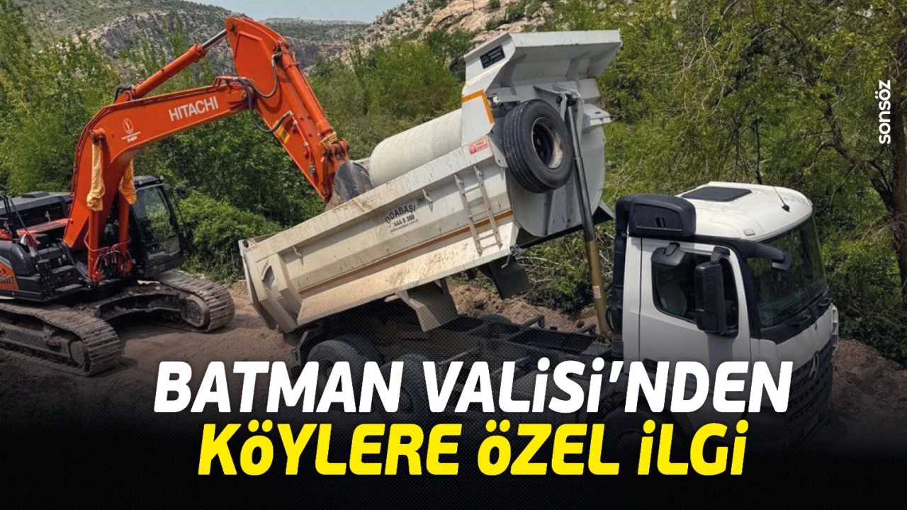 Batman Valisi Ekrem Canalp, Çatalsu Köyü’ne Yatırım Yaptı