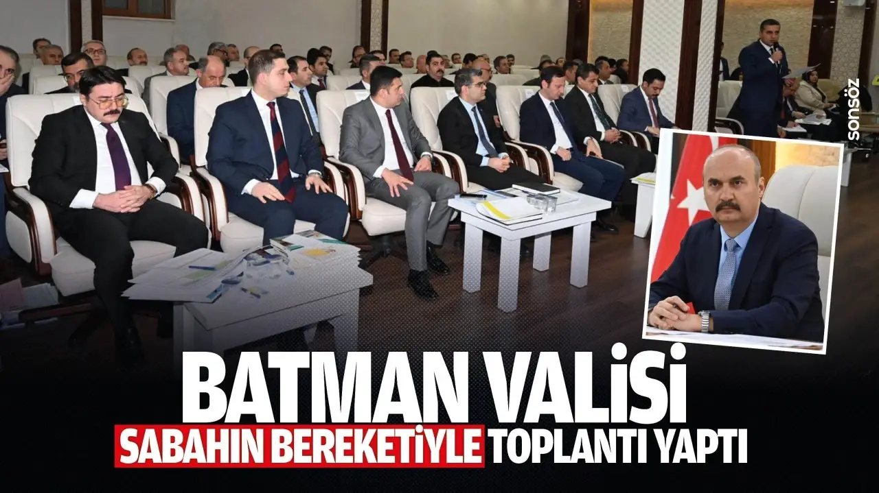 Batman’da Kamu Hizmetleri Toplantısı Gerçekleşti