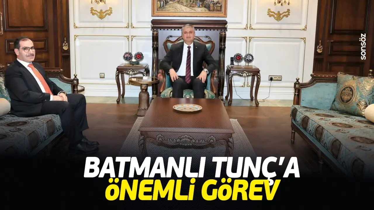 Batmanlı Tunç’a Yeni Bir Görev Verildi