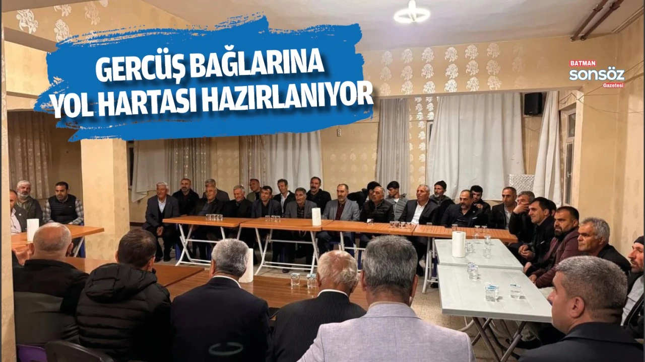 Gercüş Bağ Alanları İçin Yeni Yol Haritası Hazırlanıyor