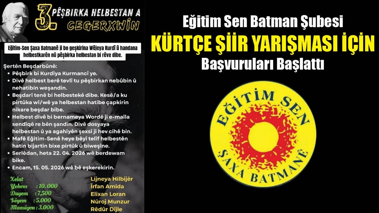 Batman’da Geleneksel Kürtçe Şiir Yarışması Başladı