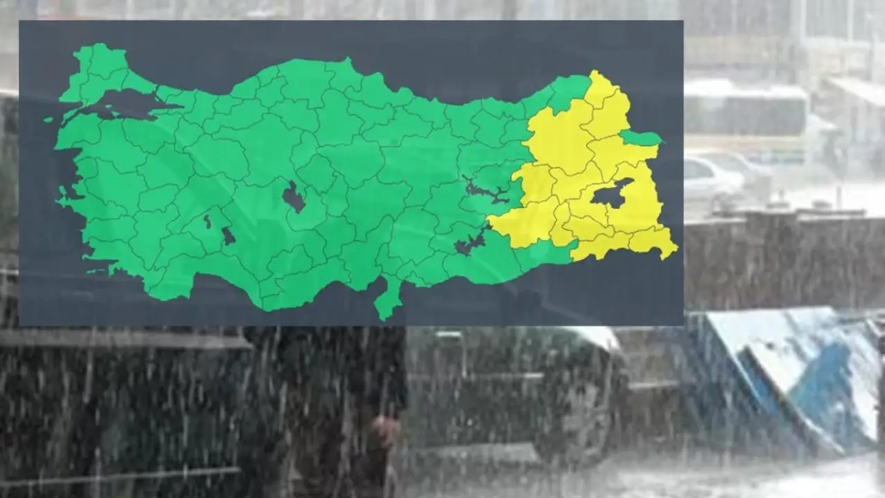 Doğu ve Güneydoğu Anadolu’da Kuvvetli Yağış Uyarısı