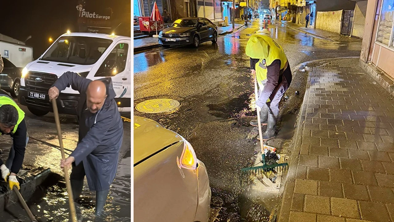 Batman’da Yağış Sonrası Saha Çalışmaları Hız Kazandı