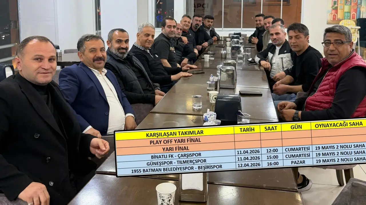 Batman 1. Amatör Lig’de Play-Off Mücadeleleri Başlıyor