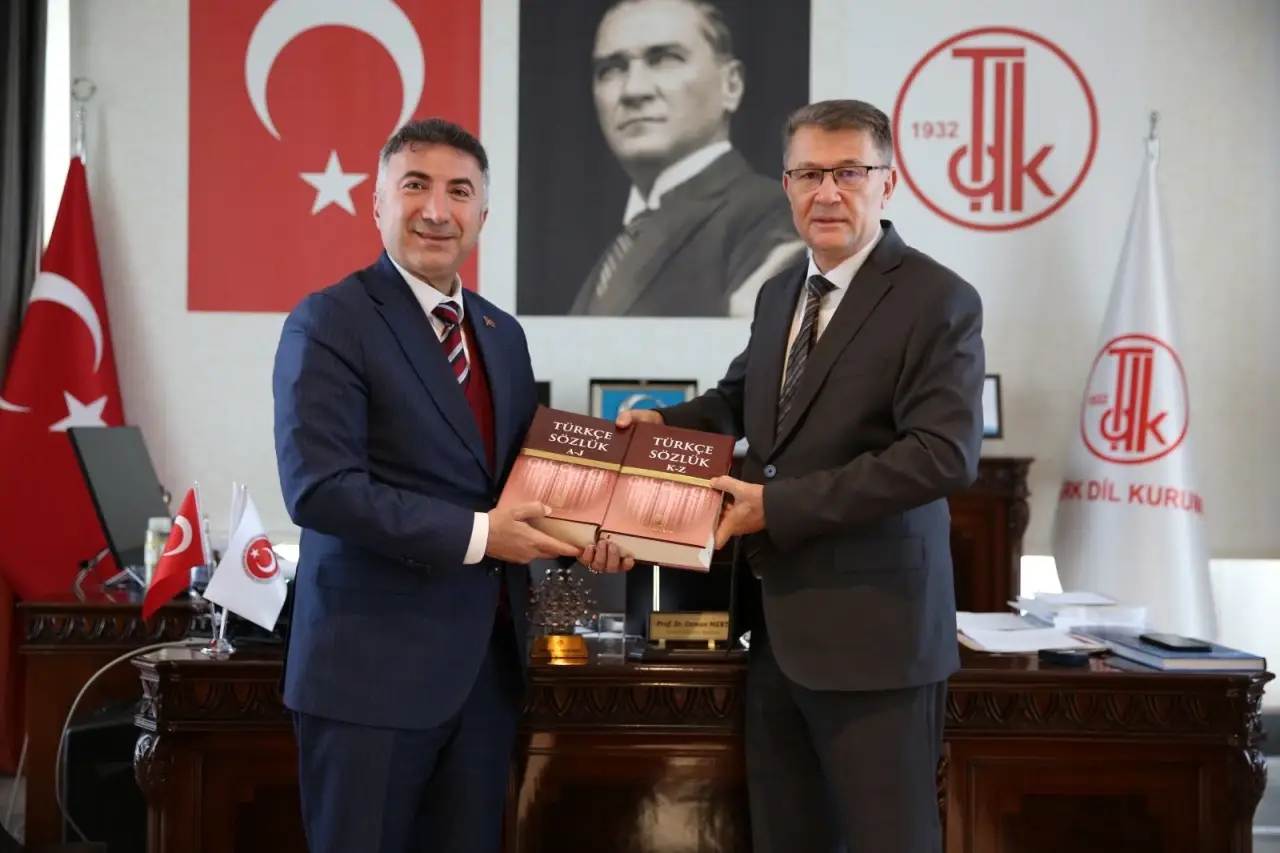 Rektör İdris Demir, TDK Başkanı Osman Mert’i Ağırladı