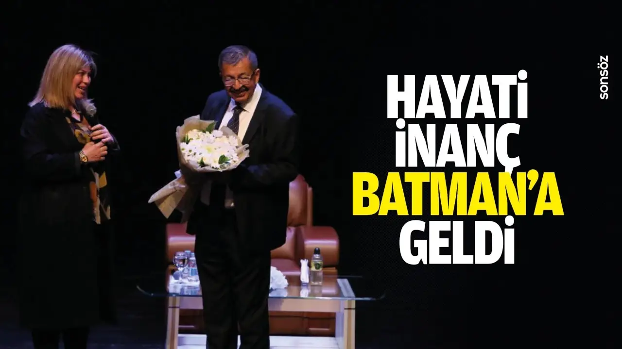 Hayati İnanç, Edebiyatın Derinliklerini Batman’da Paylaştı