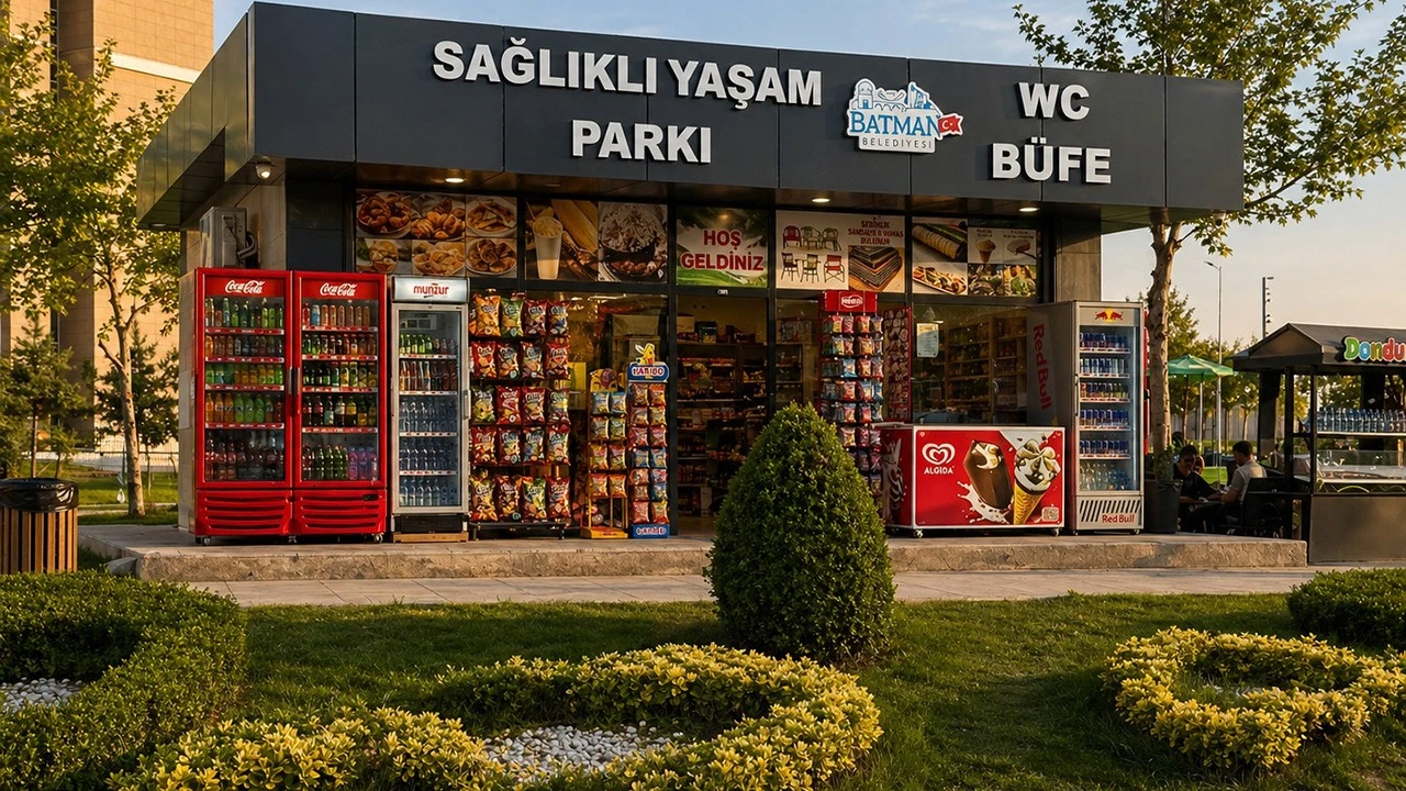 Batman Parklarında Yeni Büfe ve Tuvalet Alanları Hayata Geçiyor