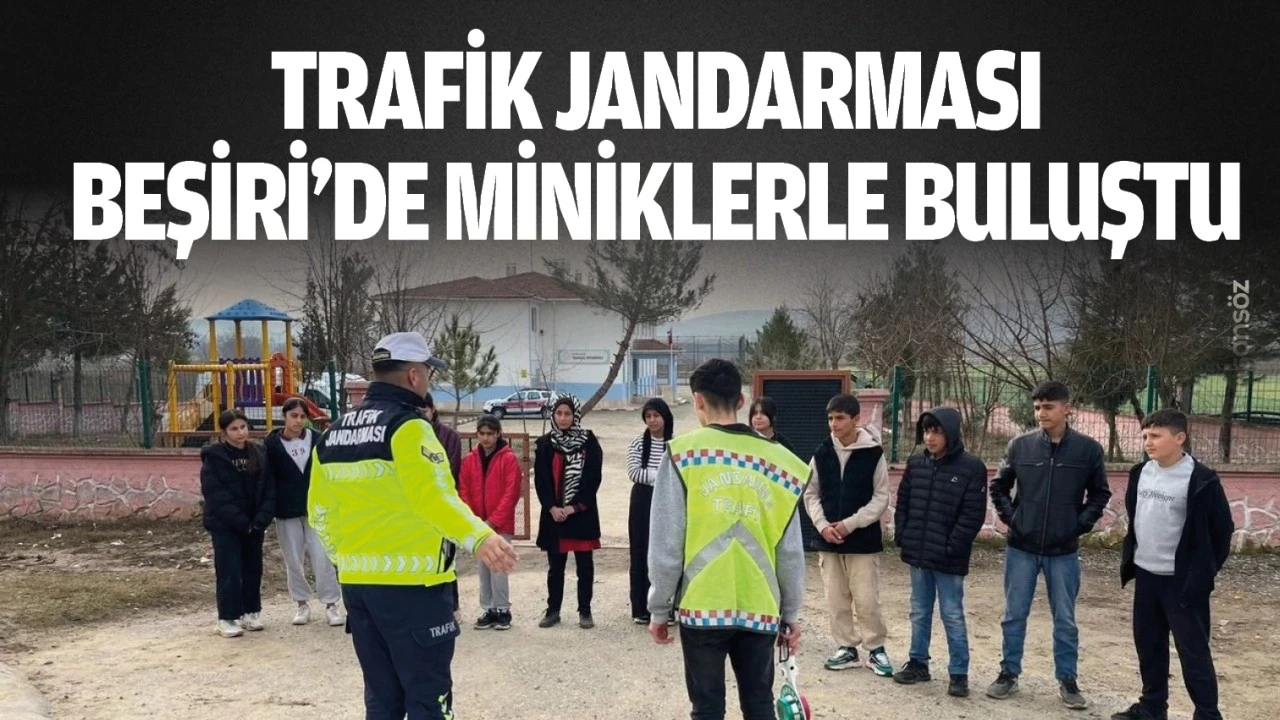 Beşiri’de Jandarmadan Öğrencilere Trafik Güvenliği Eğitimi