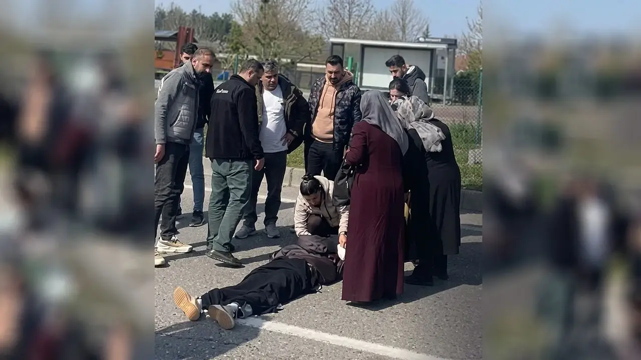 Gültepe Kavşağı’nda Genç Bir Gencin Üst Geçitten Düşmesi