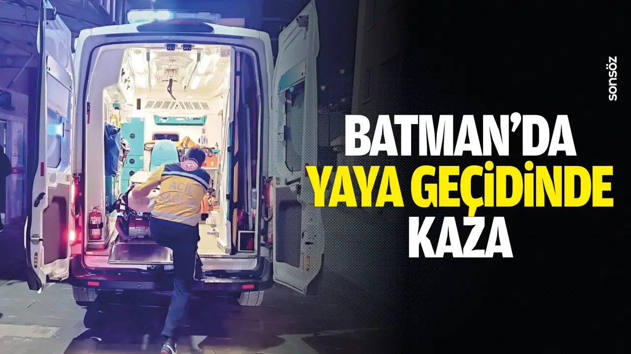 Batman’da Yaya Geçidinde Kaza: Özlem D. Yaralandı