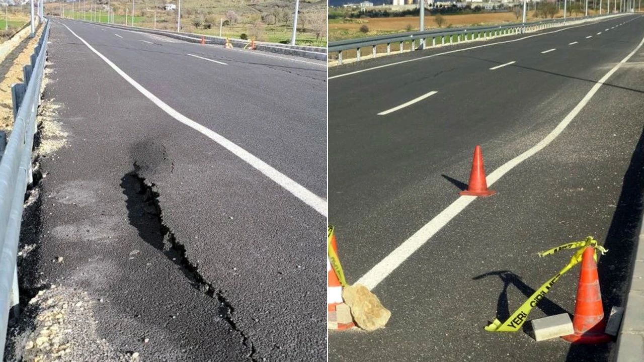 Gercüş Kırkat Göleti Yolunda Asfalt Çökmesi Sürücüleri Üzüyor