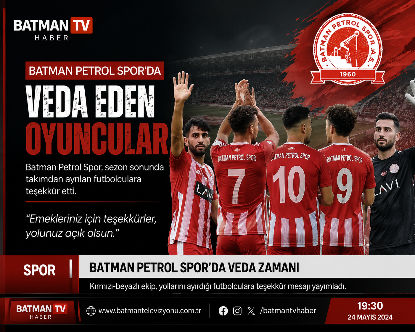 BATMAN PETROL SPOR DA VEDA EDEN FUTBOLCULAR