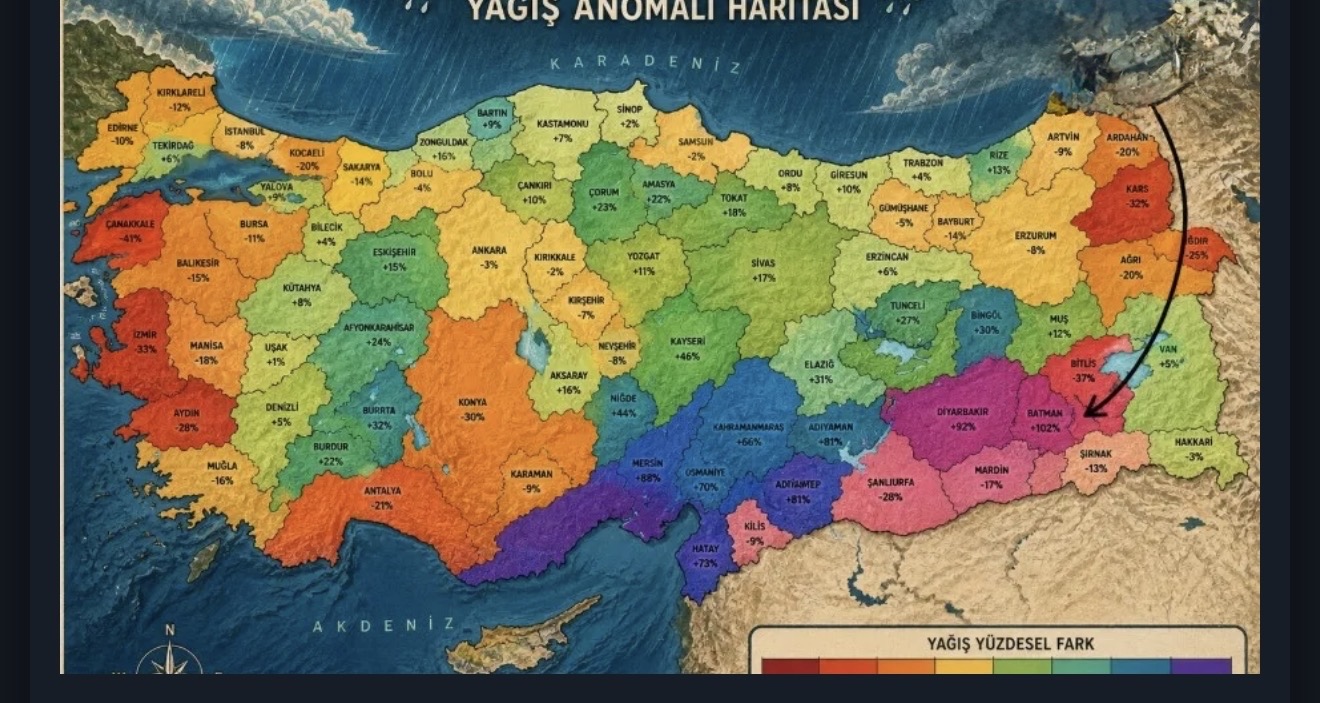 Batman’da Yağış Rekoru: İlk Dört Ayda Artış