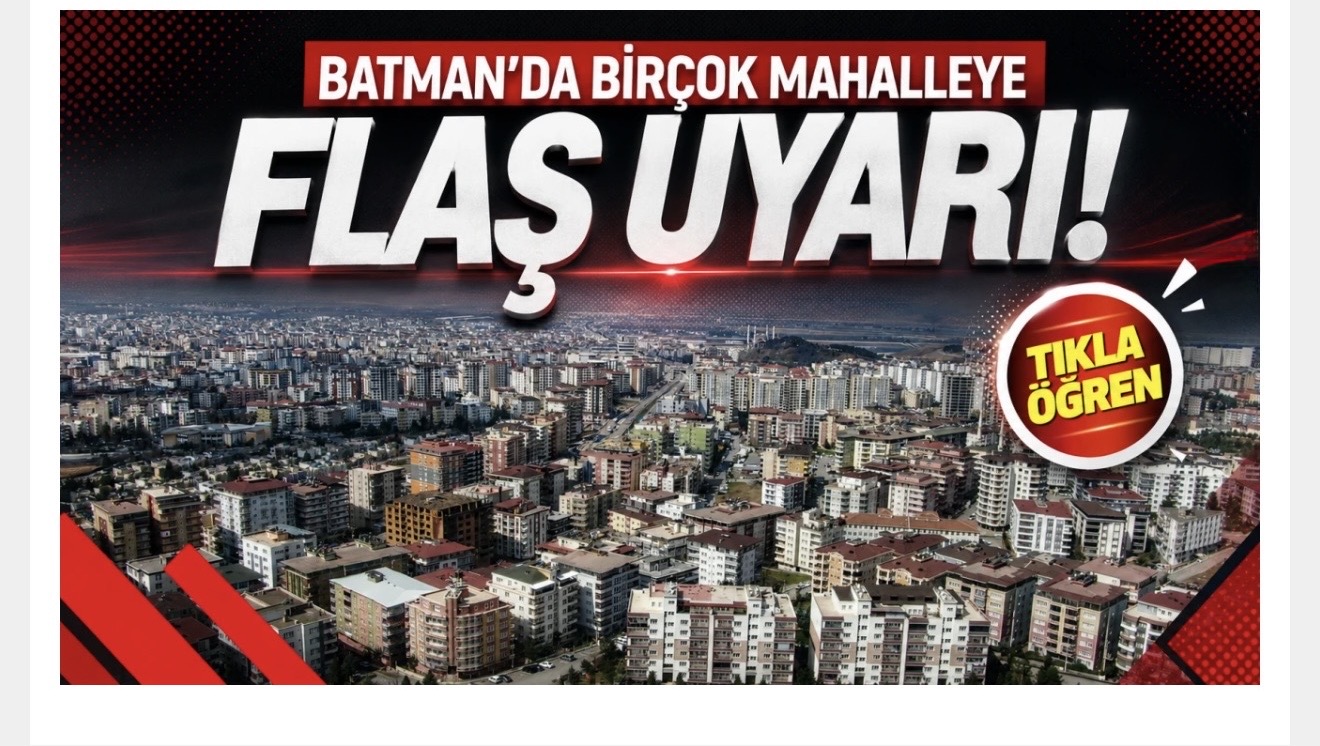 Batman’da Elektrik Kesintisi Uyarısı