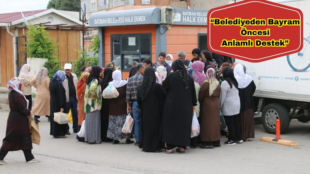 6 Bin Aileye Bayram Şekeri Dağıtıldı