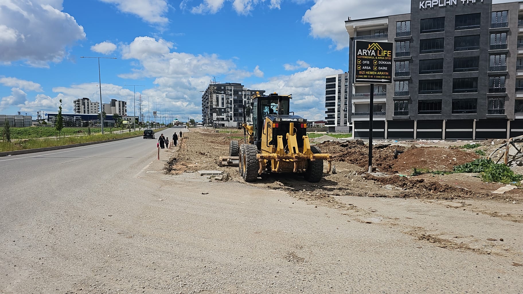 Hasankeyf Yolu’nda Dönel Kavşak İnşaatı Başladı