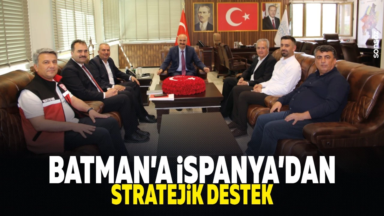 Batman’a İspanya’dan Tarımda Stratejik Destek