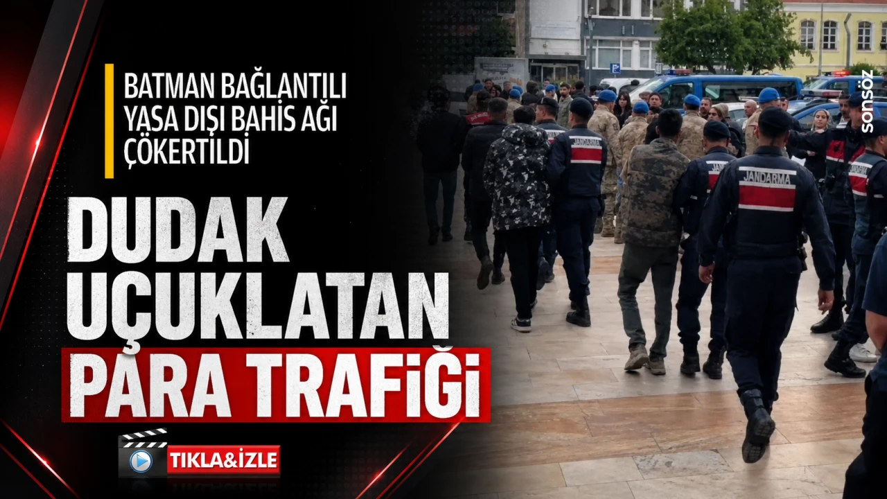 Batman’da Yasa Dışı Bahis Ağına Operasyon Düzenlendi