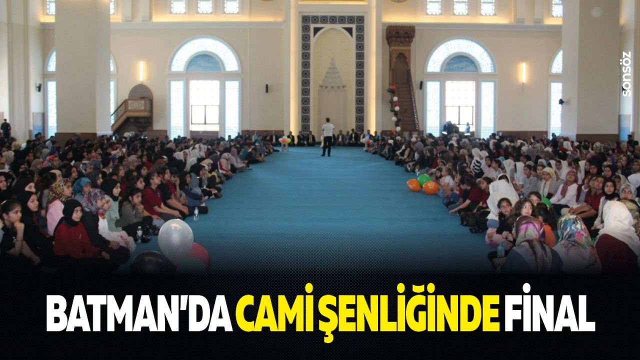 Batman’da Cami Şenliği Coşkuyla Gerçekleşti