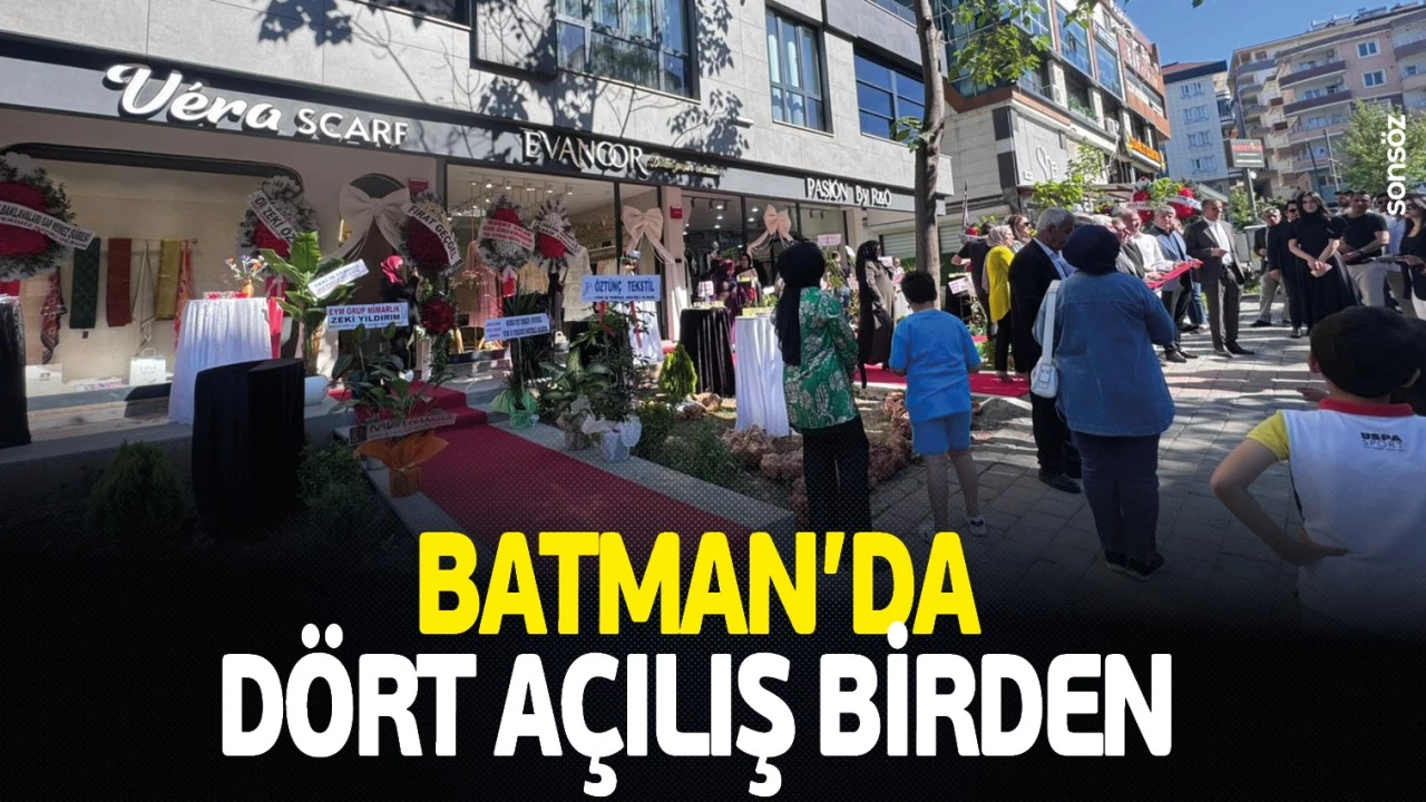 Batman’da Dört Yeni İşletme Açıldı