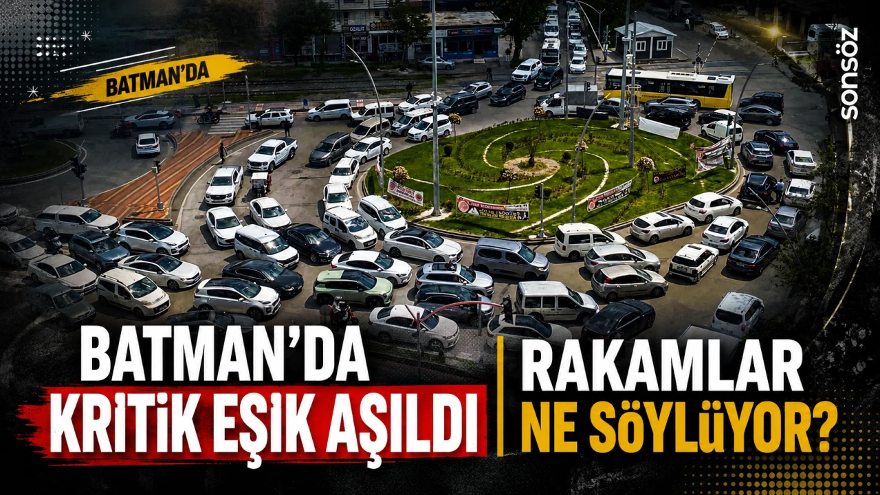 Batman’da Trafikteki Araç Sayısı 71 Bine Ulaştı