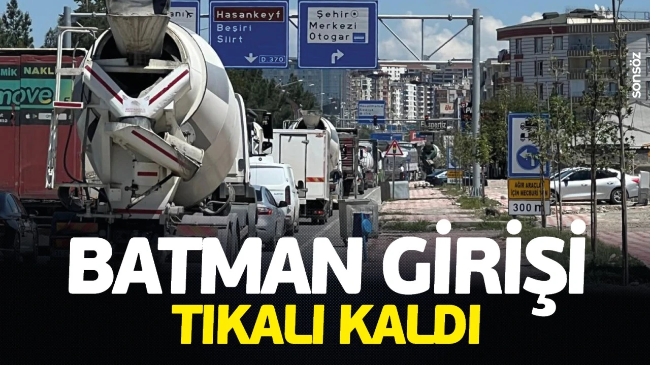 Batman’da Köprüde Çökme, Trafik Yoğunluğu Oluşturdu