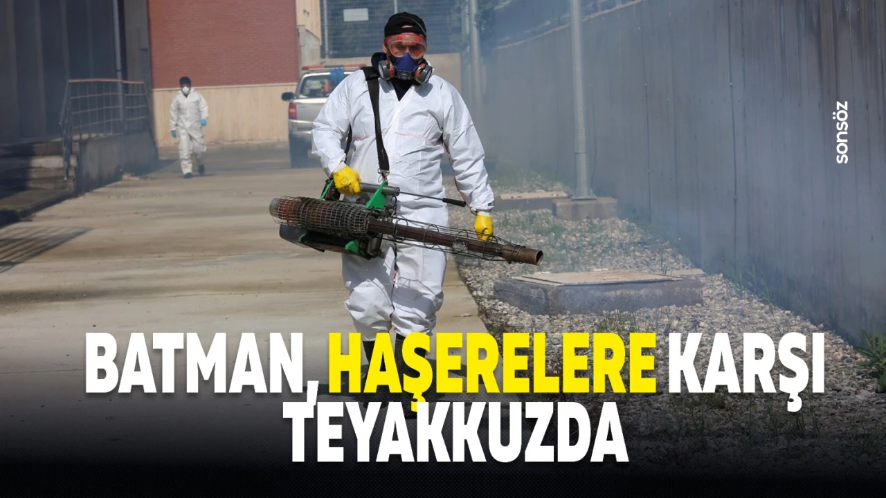 Batman’da Haşere Mücadelesi Artıyor