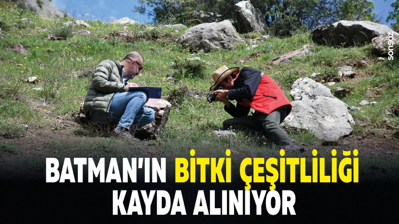 Batman’da Bitki Çeşitliliği Araştırılıyor