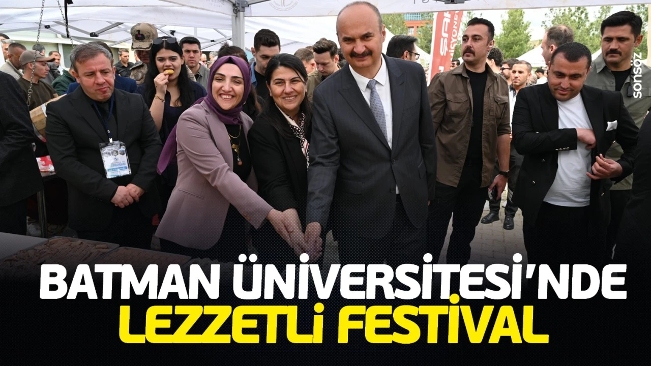 Batman Üniversitesi’nde Lezzet Festivali Coşkusu