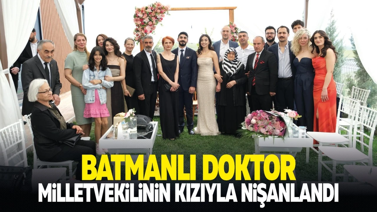 Batmanlı Doktor Eren Can Eren Nişanlandı