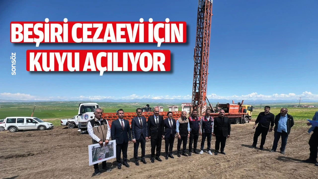 Beşiri Cezaevi için Su Kuyuları Açılıyor