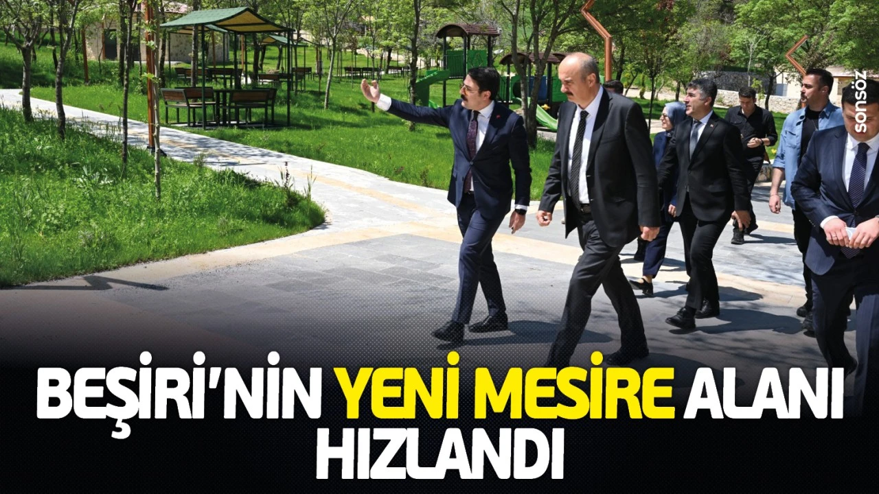 Beşiri’de Ahmed-i Hani Mesire Alanı Hızla Tamamlanıyor