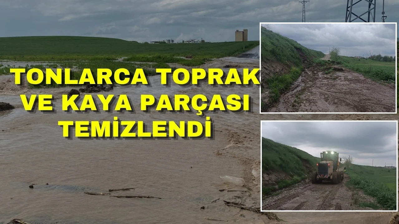 Durucak Köyü’ndeki Heyelan Sonrası Yol Yeniden Ulaşıma Açıldı