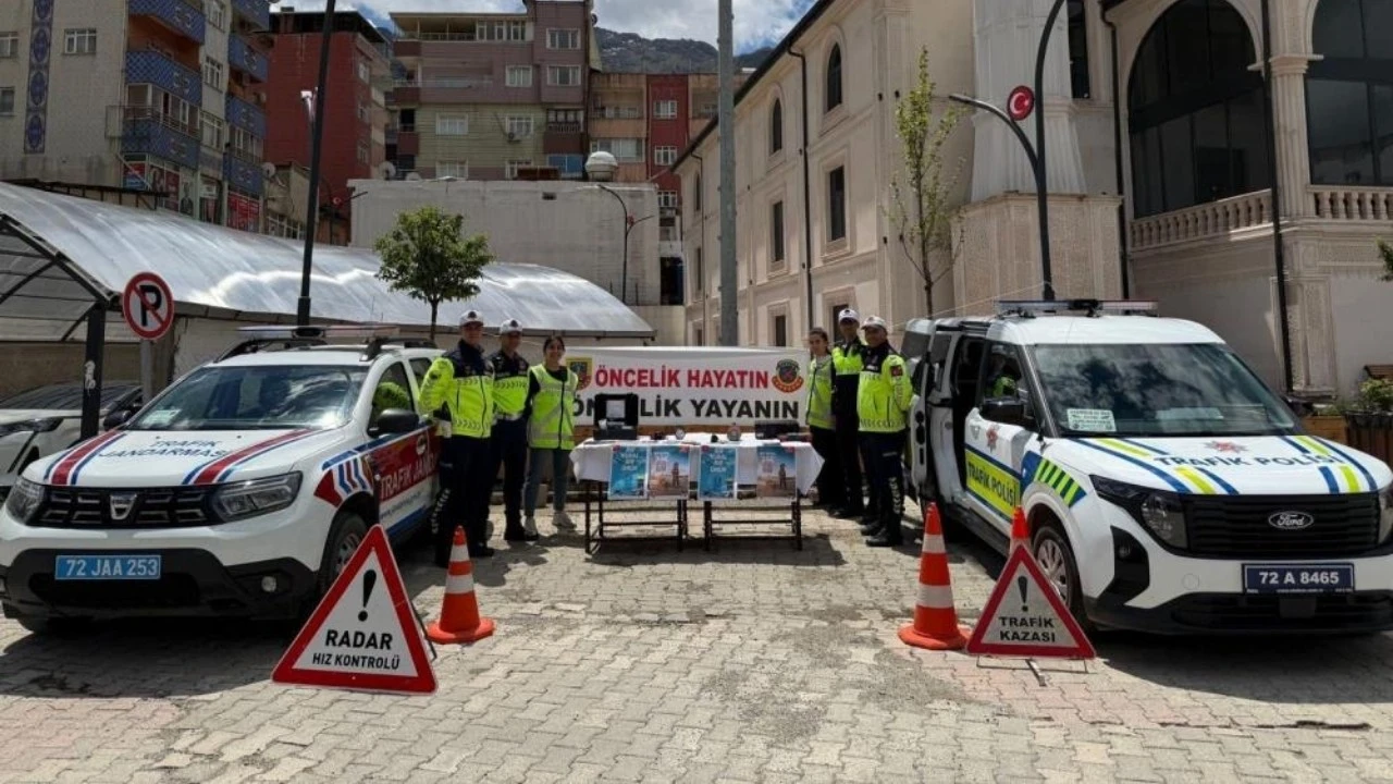 Sason’da Trafik Bilinci Artırma Etkinlikleri Düzenlendi