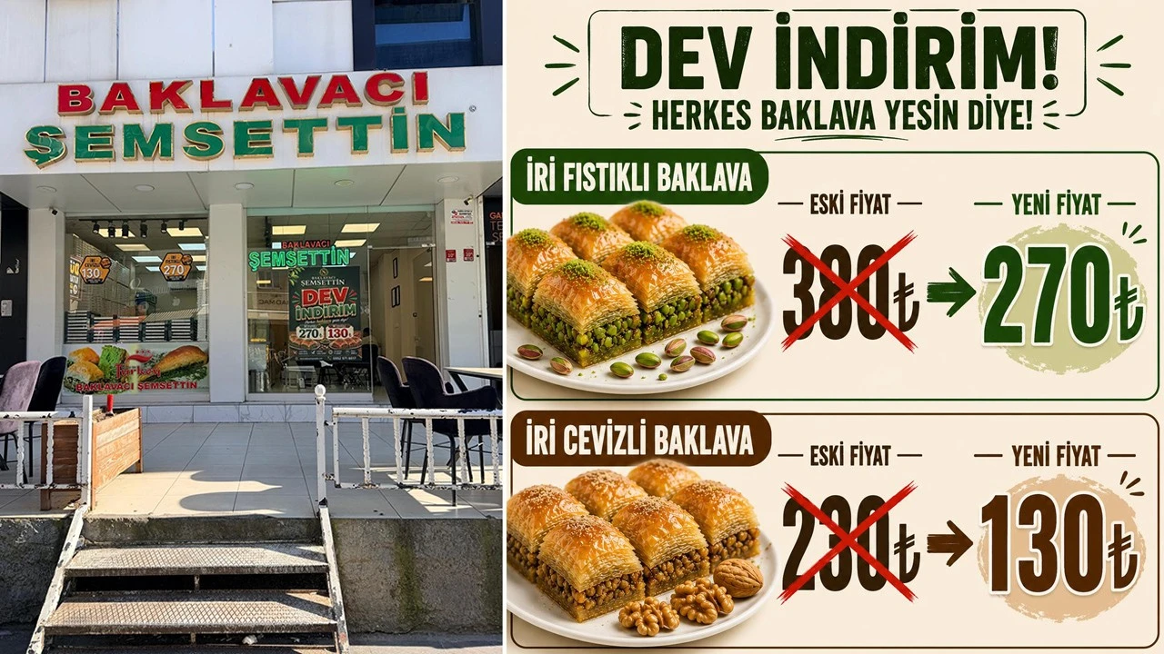 Bayramda Baklava İndirimiyle Tatlı Bir Fırsat