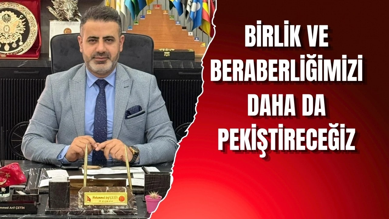 Başkan Çetin: Bayramlar Dayanışmanın En Güzel Örneğidir