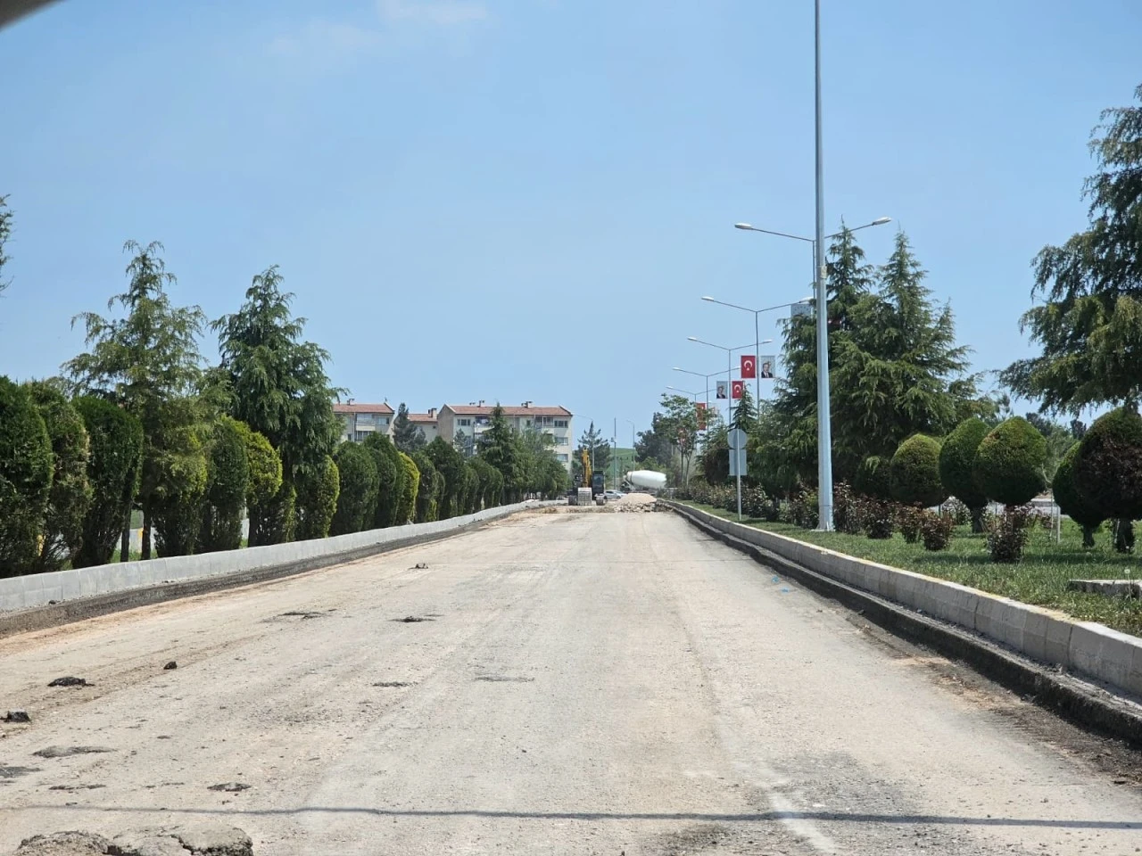 Havalimanı Yolunda Onarım Çalışmaları Başladı