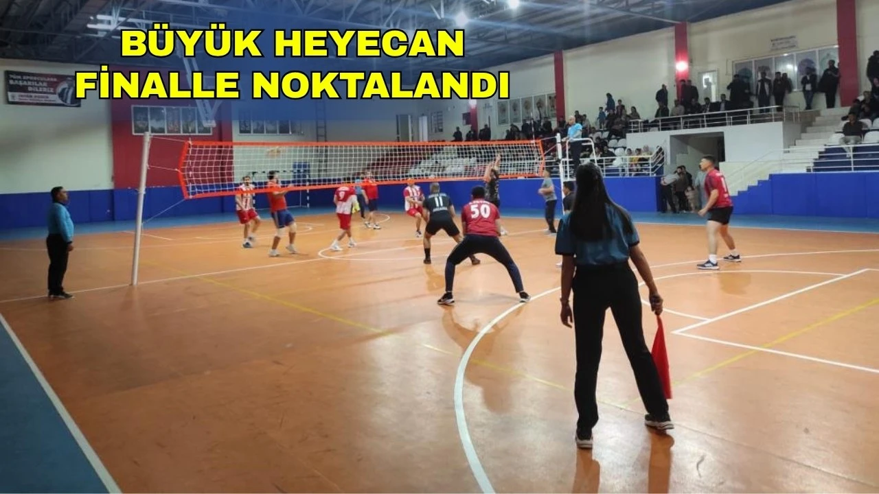 Sason’da Voleybol Turnuvası Tamamlandı