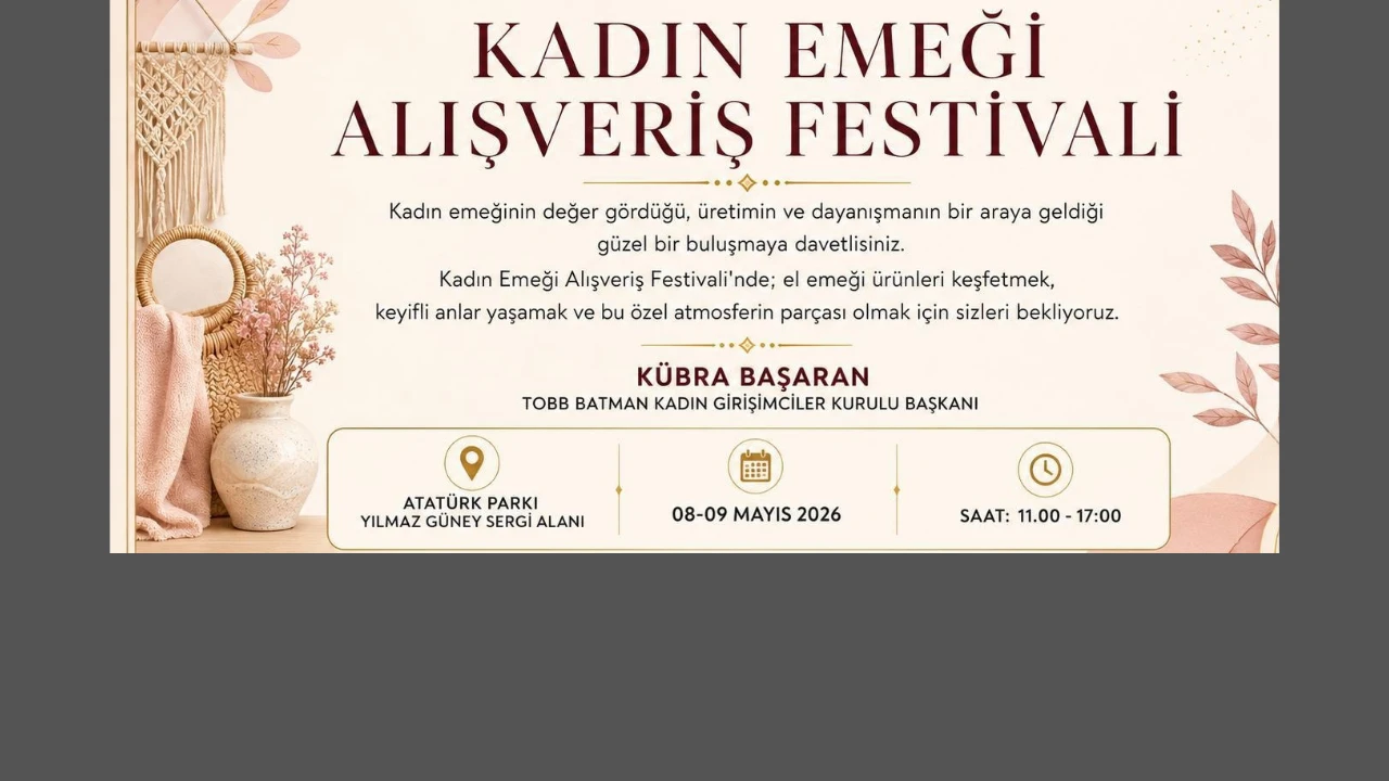 Kadın Emeği Alışveriş Festivali Başlıyor