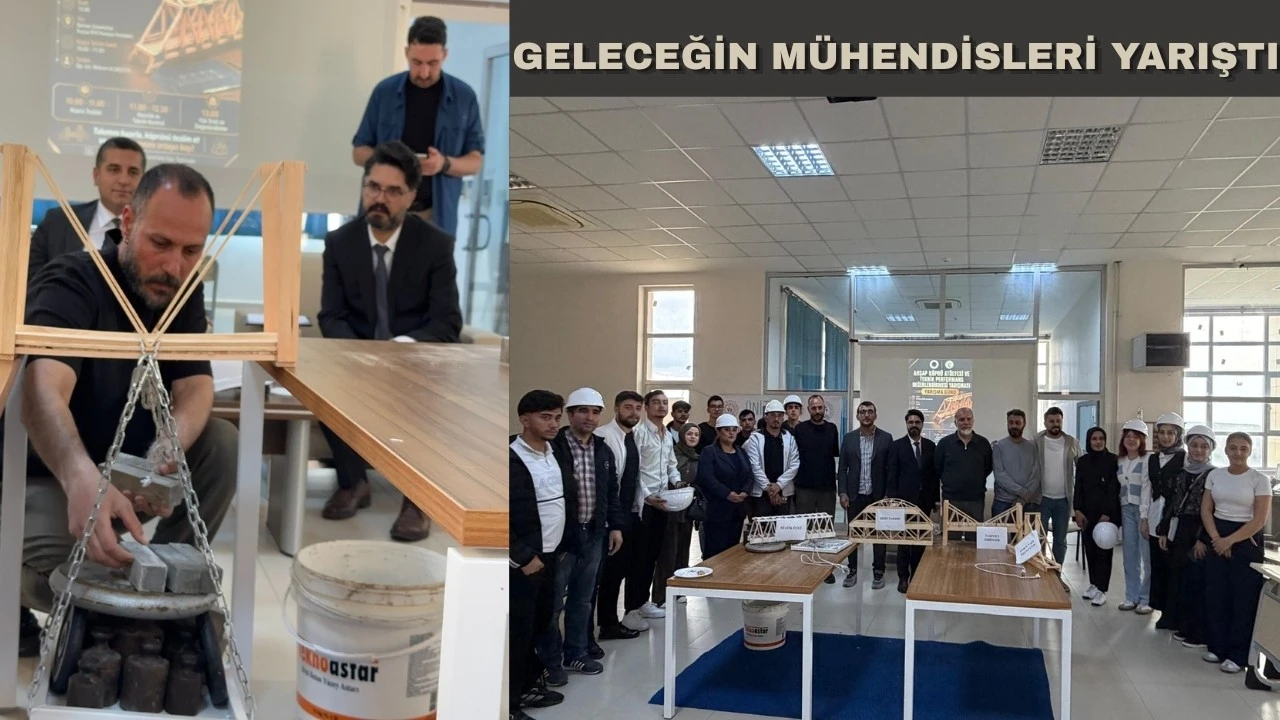 Ahşap Köprü Yarışmasında Başarılar Ödüllendirildi
